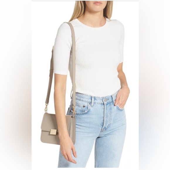 Frame, Le Signature Mini Leather Crossbody Bag, Chartreuse - Picture 16 of 16